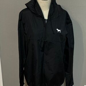 PINK Victoria's Secret Black Utility Jacket